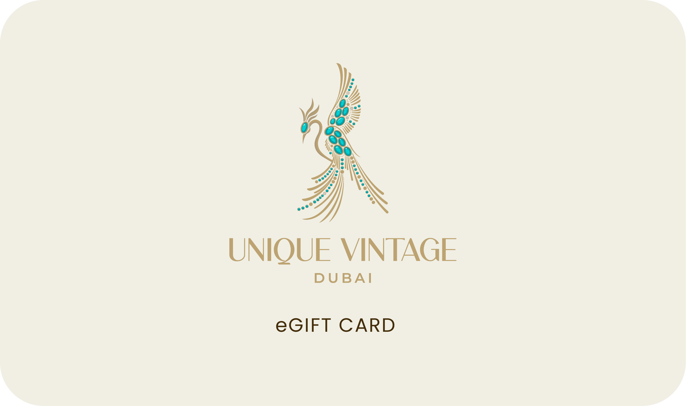 Unique Vintage Dubai digital gift card